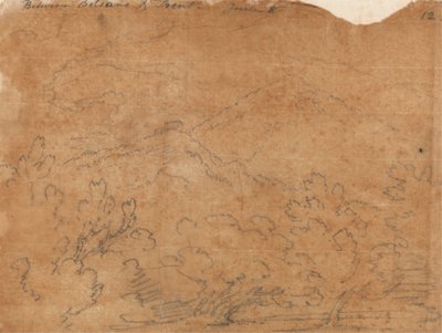 Between Bolzano and Trent, June 8 by John Robert Cozens