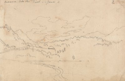 Entrance Into the Tirol, June 4 by John Robert Cozens