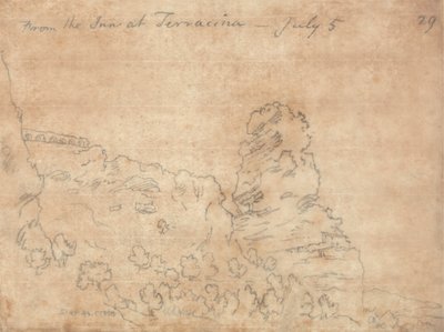From the Inn at Terracina by John Robert Cozens