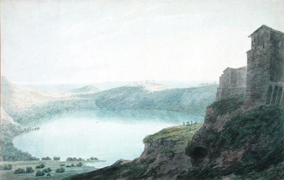 Lake Nemi by John Robert Cozens