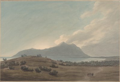 Monte Circeo at Sunset by John Robert Cozens