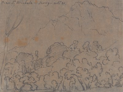 Near St. Michele, Savoy, October 21 by John Robert Cozens