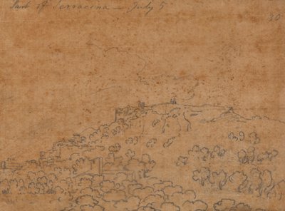 Part of Terracina, July 5 by John Robert Cozens