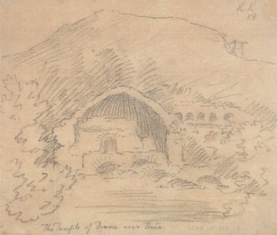The Temple of Diana near Baia by John Robert Cozens