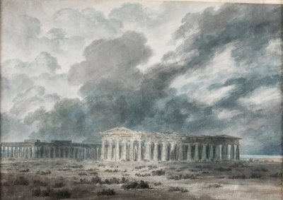 Two Great Temples at Paestum by John Robert Cozens