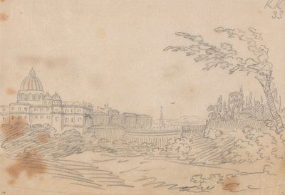 View of the Vatican by John Robert Cozens