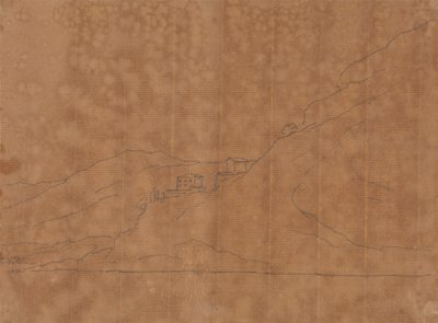 Villas on a Hillside by John Robert Cozens
