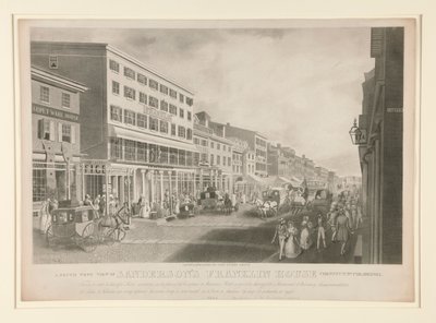 A South West View of Sanderson by John Rubens Smith