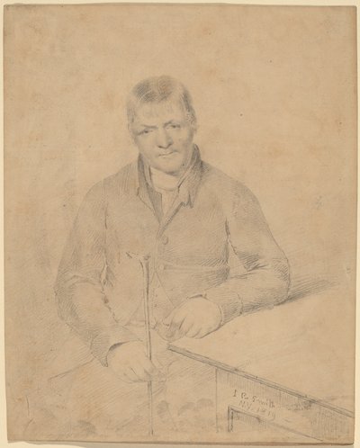 Man Seated at a Table by John Rubens Smith