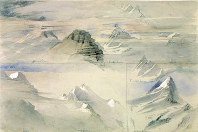 Alpine Peaks: Jungfrau and others by John Ruskin