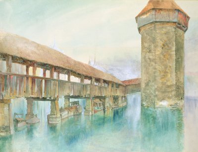Kapelbrucke, Lucerne by John Ruskin