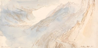 Mountainous Landscape by John Ruskin