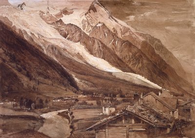 The Glacier des Bossons, Chamonix by John Ruskin