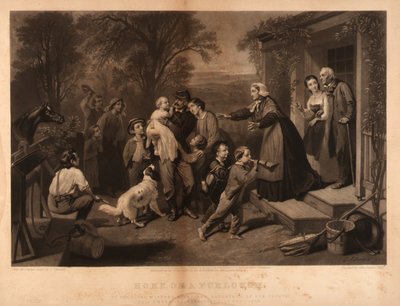 Home on a Furlough by John Sartain