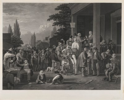 The County Election by John Sartain