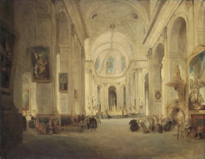 Interior of St. Sulpice, Paris by John Scarlett Davis