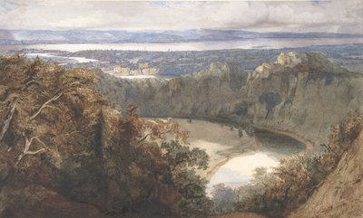 View of Chepstow, Wales by John Scarlett Davis