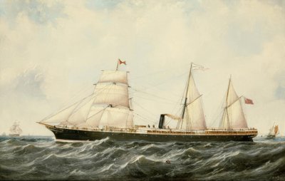 John Scott, Steamship Arratoon Apcar, 1873 by John Scott