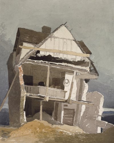 A Ruined House by John Sell Cotman