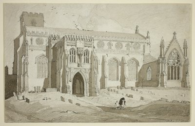 Cley Church, Norfolk by John Sell Cotman