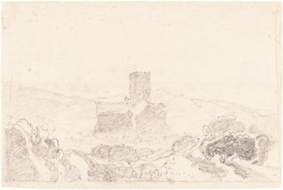 Landscape with Church by John Sell Cotman