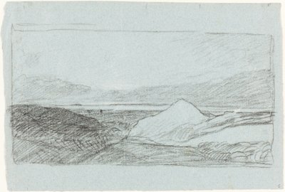 Landscape with Hills and Water by John Sell Cotman