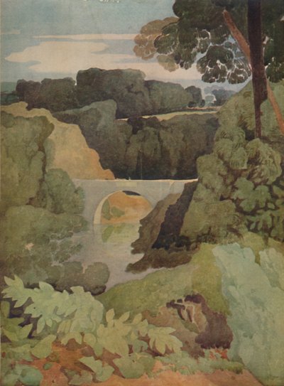 New Bridge, Durham, 1923 by John Sell Cotman