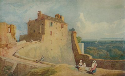 On the Rampart, Domfont, France by John Sell Cotman