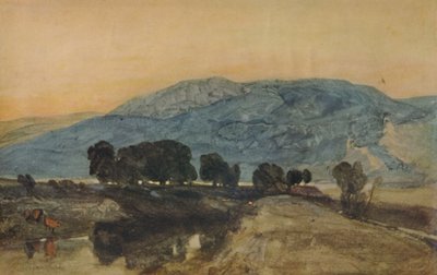 Rocky Landscape, Sunset by John Sell Cotman