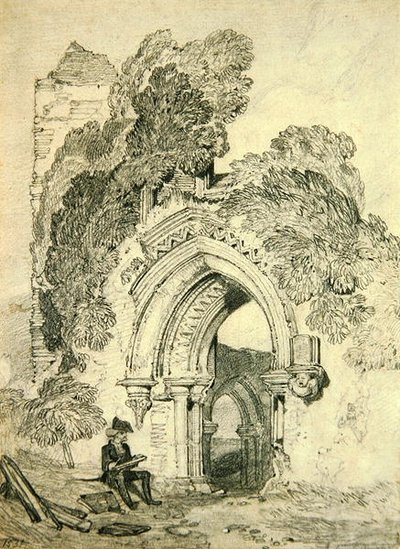 Romanesque Ruin by John Sell Cotman
