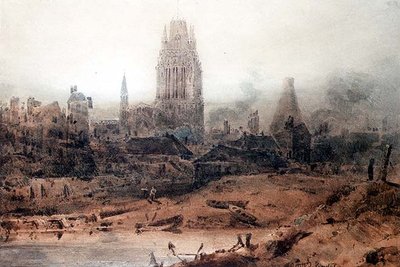 St. Mary Redcliffe, Bristol by John Sell Cotman