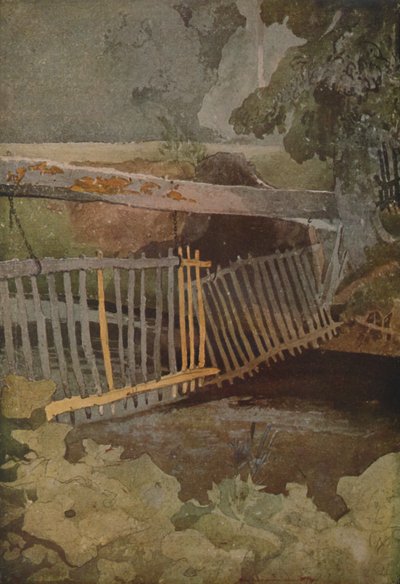 The Drop Gate, Duncombe Park by John Sell Cotman