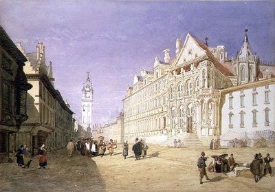 The Hotel de Ville, Ghent by John Sell Cotman