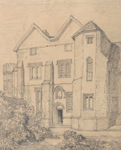 Upwell Rectory, Norfolk by John Sell Cotman