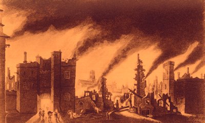 The Great Fire of London by John Seymour Lucas