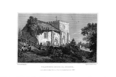 Bramber Church, West Sussex by John Shury