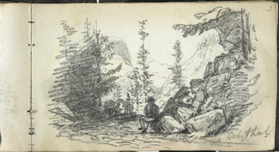 Alpine Landscape, Oetzthal, Austria by John Singer Sargent