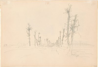 Devastated Landscape (verso) by John Singer Sargent