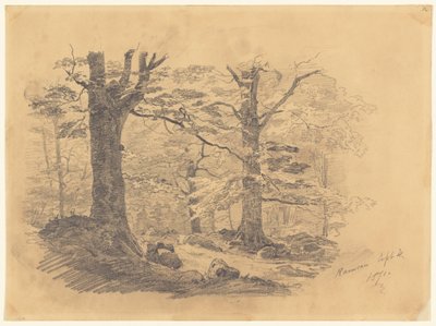 Forest, Ramsau, Germany by John Singer Sargent