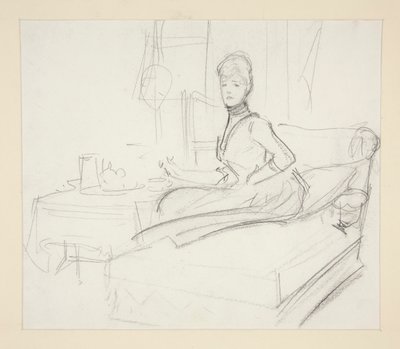 Lady at Tea Table by John Singer Sargent