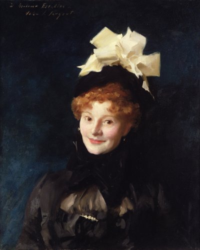 Madame Escudier by John Singer Sargent