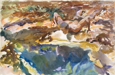 Man and Pool, Florida, 1917 by John Singer Sargent