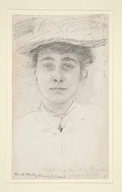 Miss N. Huxley by John Singer Sargent