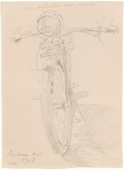 Motorcycle (recto) by John Singer Sargent