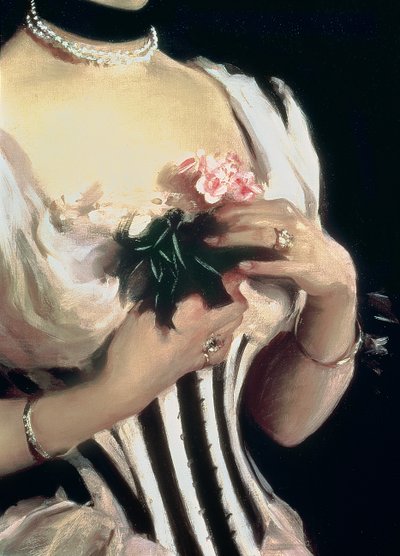 Mrs. Wilton Phipps (detail) by John Singer Sargent
