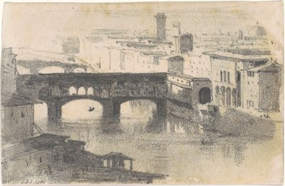 Ponte Vecchio, Florence by John Singer Sargent