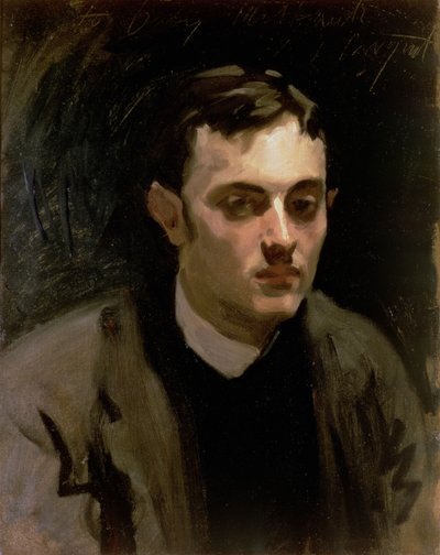 Portrait of Albert de Belleroche by John Singer Sargent