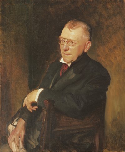 Portrait of James Whitcomb Riley by John Singer Sargent