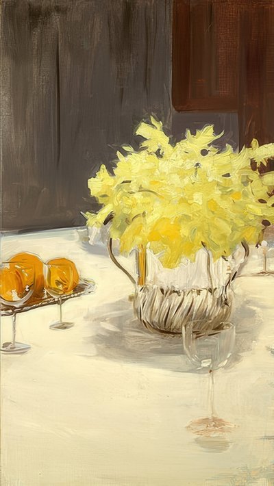 Still Life with Daffodils by John Singer Sargent