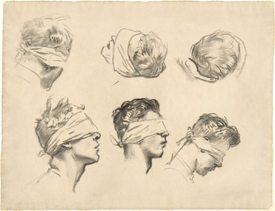 Studies for "Gassed" by John Singer Sargent